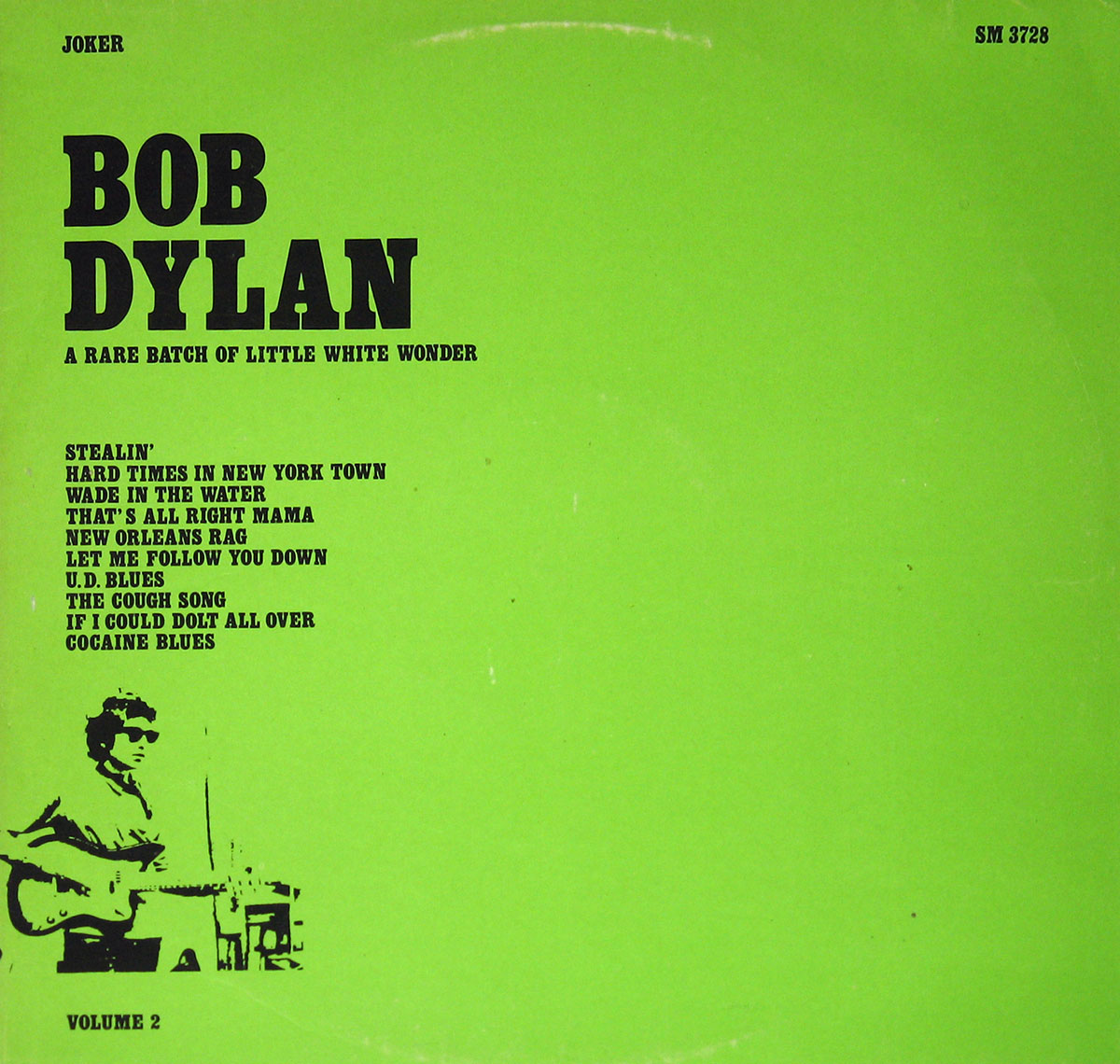 large photo of the album front cover of: Bob Dylan - A Rare Batch of Little White Wonde 